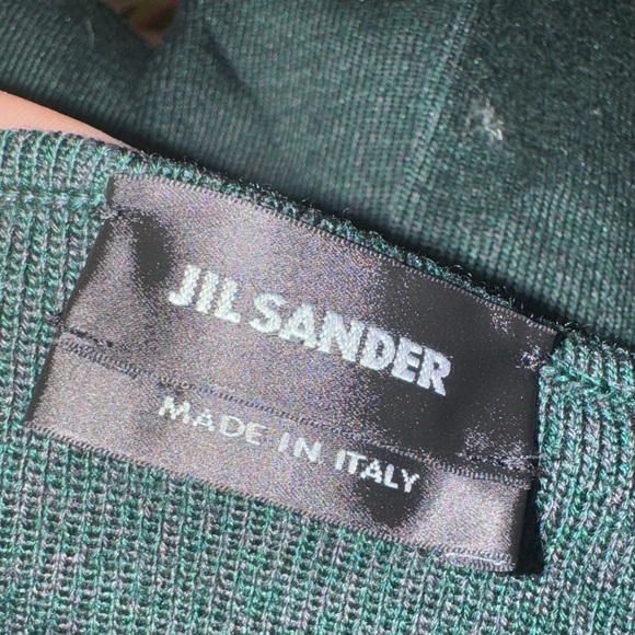 Jil Sander Forest Green Knit Top (man) - Picture 6 of 6